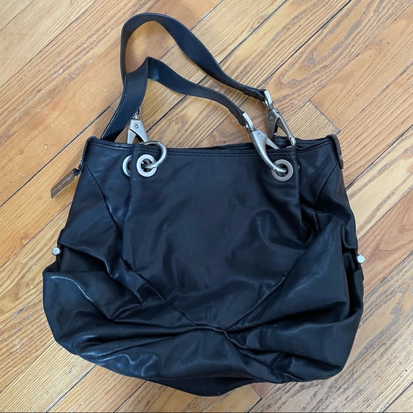 Kenneth Cole Black Leather Bag - Picture 3 of 8